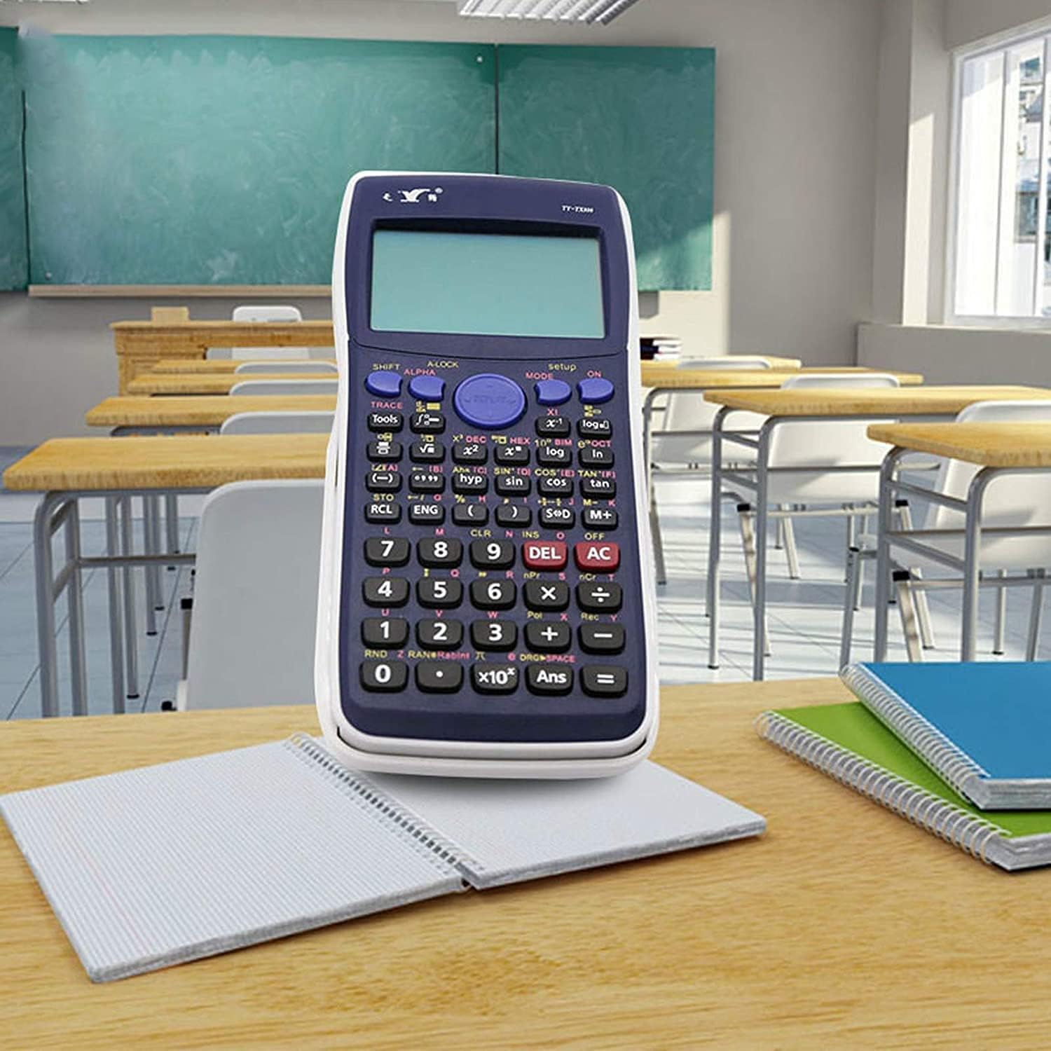 High-end Drawing dot Matrix Display graphing Calculator, Office graphing Calculator, Dark Blue