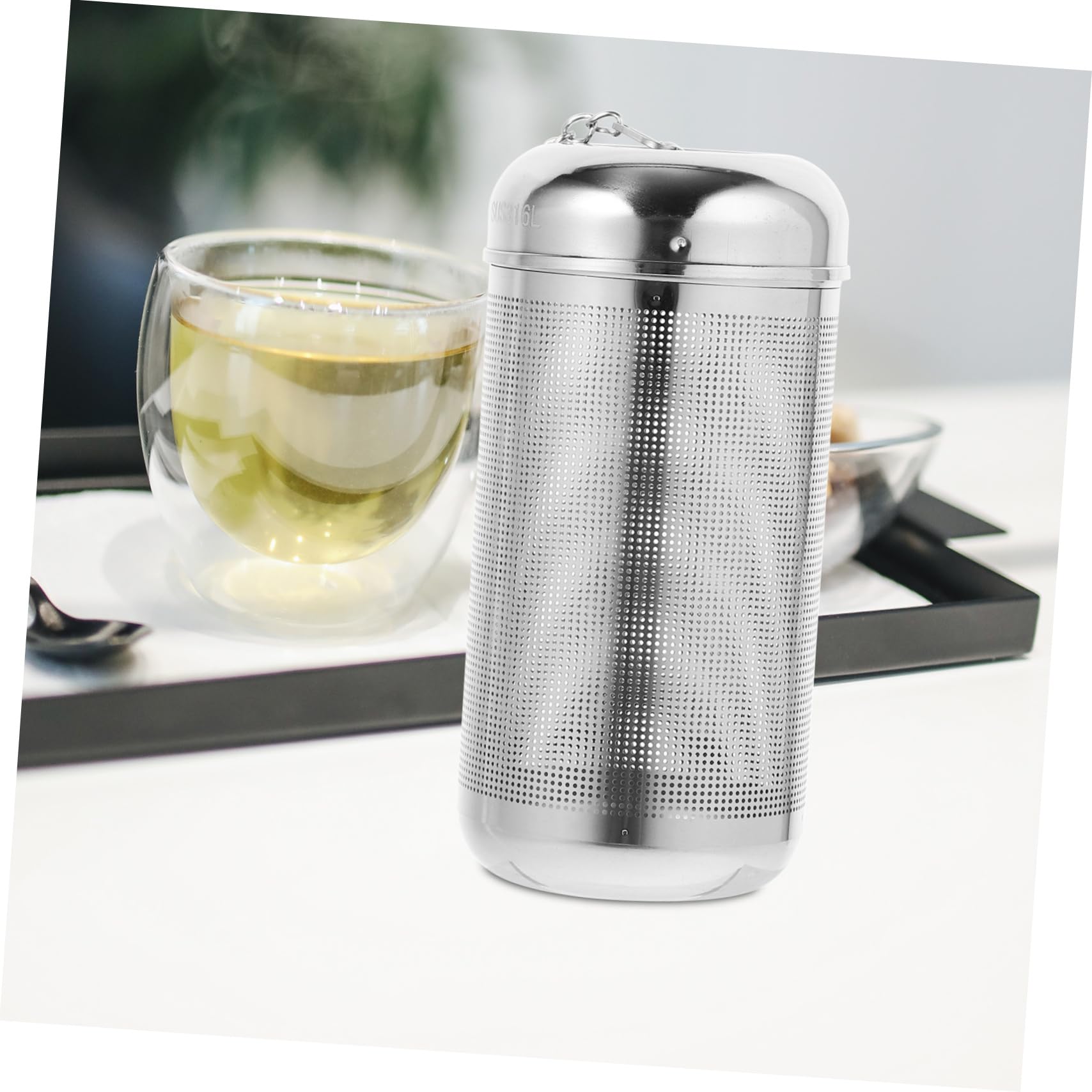 Infusore A Sfera Per Tè E Spezie In Acciaio Inox 304 – Diametro 6,5 Cm, Con Gancio A Catena, Facile Da Aprire E Chiudere