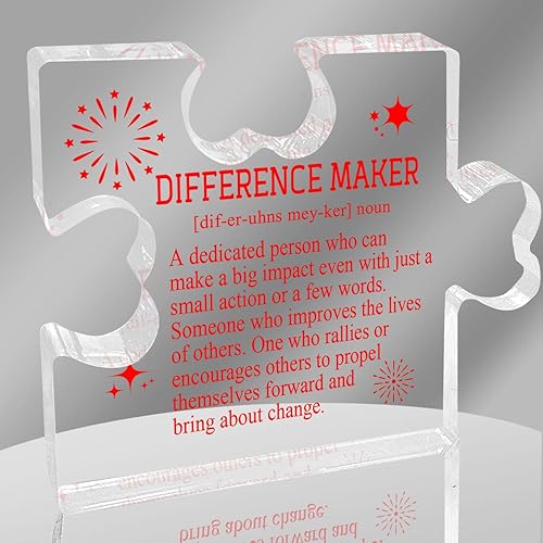 Vista 22 de Regalos de agradecimiento para jefe, regalos de agradecimiento para mentor líder, letrero de definición de líder para mujeres y hombres, letrero