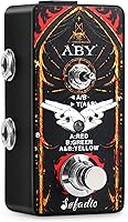 Vista 2 de Pedal de efectos ABY, conmutador AB de selector de línea de caja, Mini pedal de efecto de guitarra eléctrica, True Bypass (ABY)