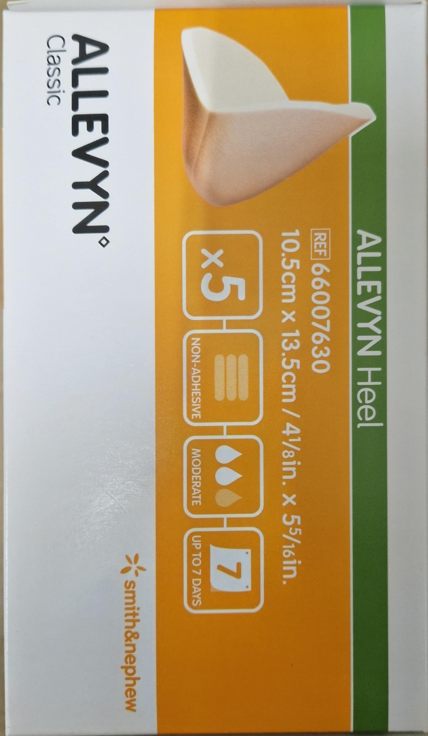 Smith & Nephew Allevyn Non-Adh Heel Pack 5 Pflaster