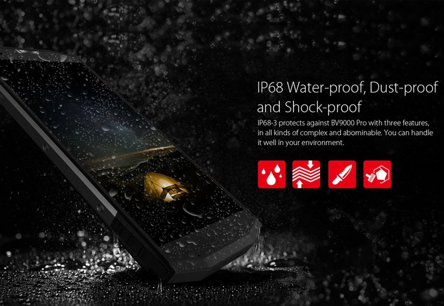 Blackview BV9000 Pro Smartphone IP68 Waterproof 5.7-inch 18:9 Screen 6GB  RAM 128GB ROM HD+ Helio P25 8-core Ragged Smartphone with E-compass NFC :  Amazon.in: Electronics