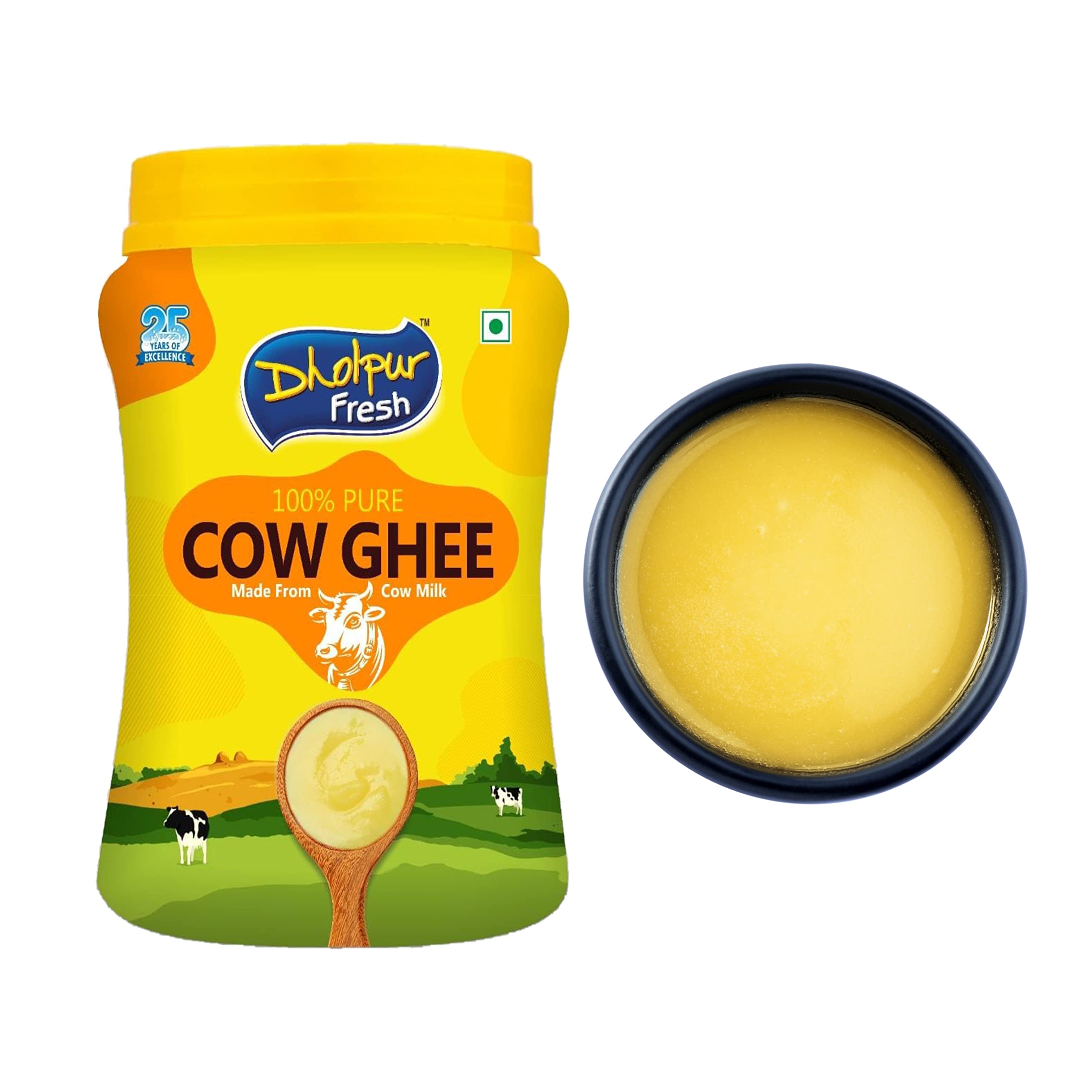 Dholpur Fresh Pure Cow Ghee, 1 LTR JAR (B0BZDF8FLK) Amazon Price History, Amazon Price Tracker