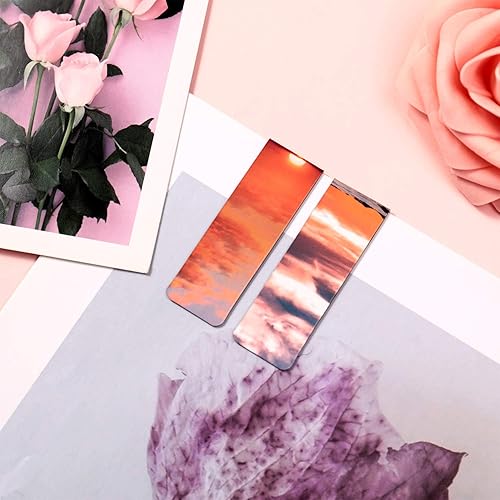 Miniatura 4 de 32 marcapáginas magnéticos, marcadores de página magnéticos inspiradores, paisajes naturales, clips de página, para estudiantes, profesores,