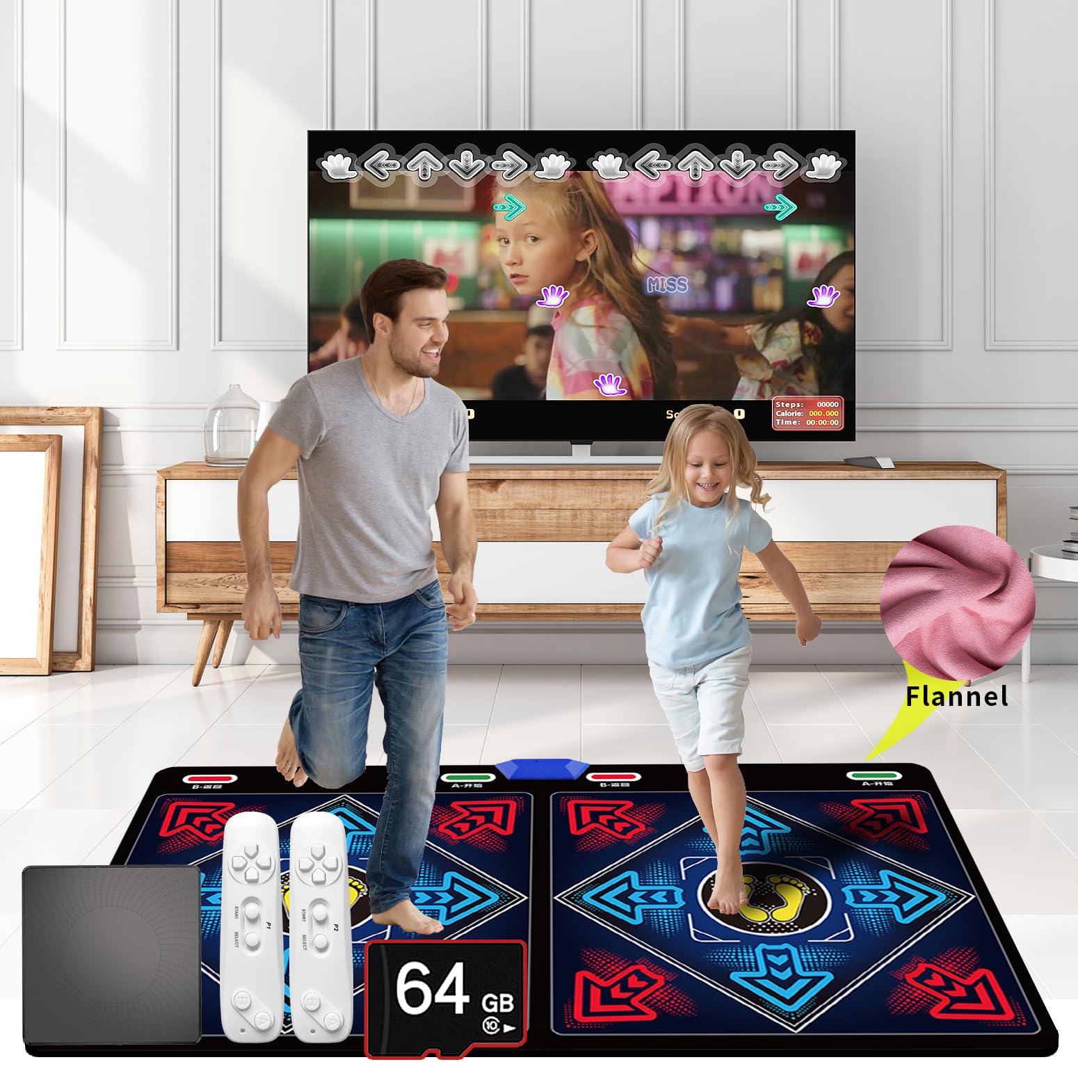 WuZhuangYuan HDMI Dance Mat with 64GB Memory