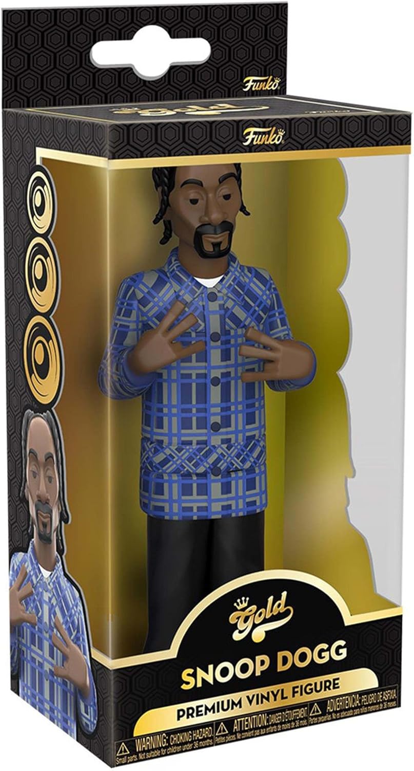 Funko Gold Vinyl: Snoop Dogg, 5 Inch Premium Vinyl Figure with Chase (Styles May Vary)