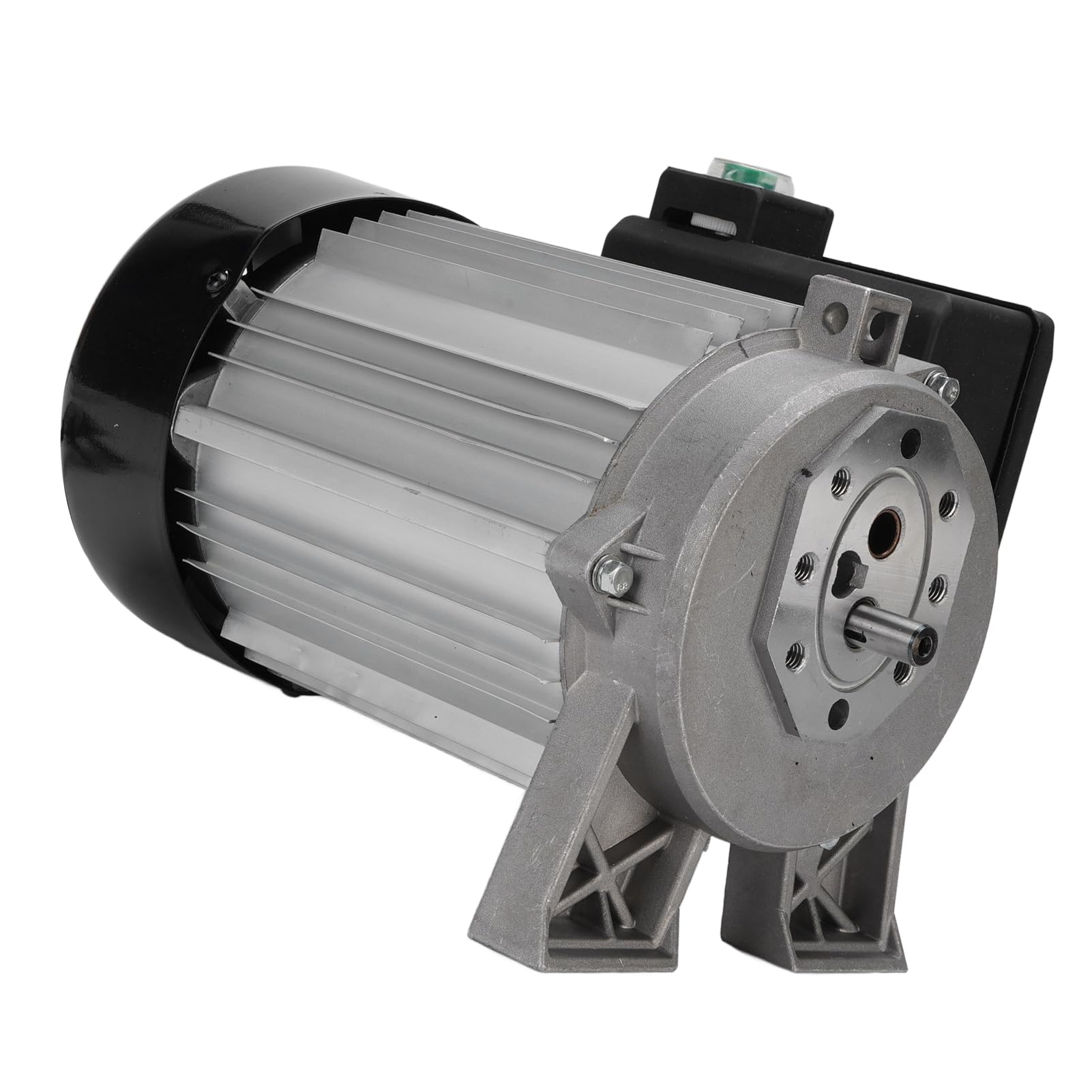 Jeffergarden Silnik do łuparki Elektrycznej o Mocy 1500 W, 2800 obr./min., Wydajny Silnik Zamienny z wytrzymałą obudową aluminiową i płytą końcową ze Stali Odlewanej, do Poziomych (Wtyczka UE 230 V)