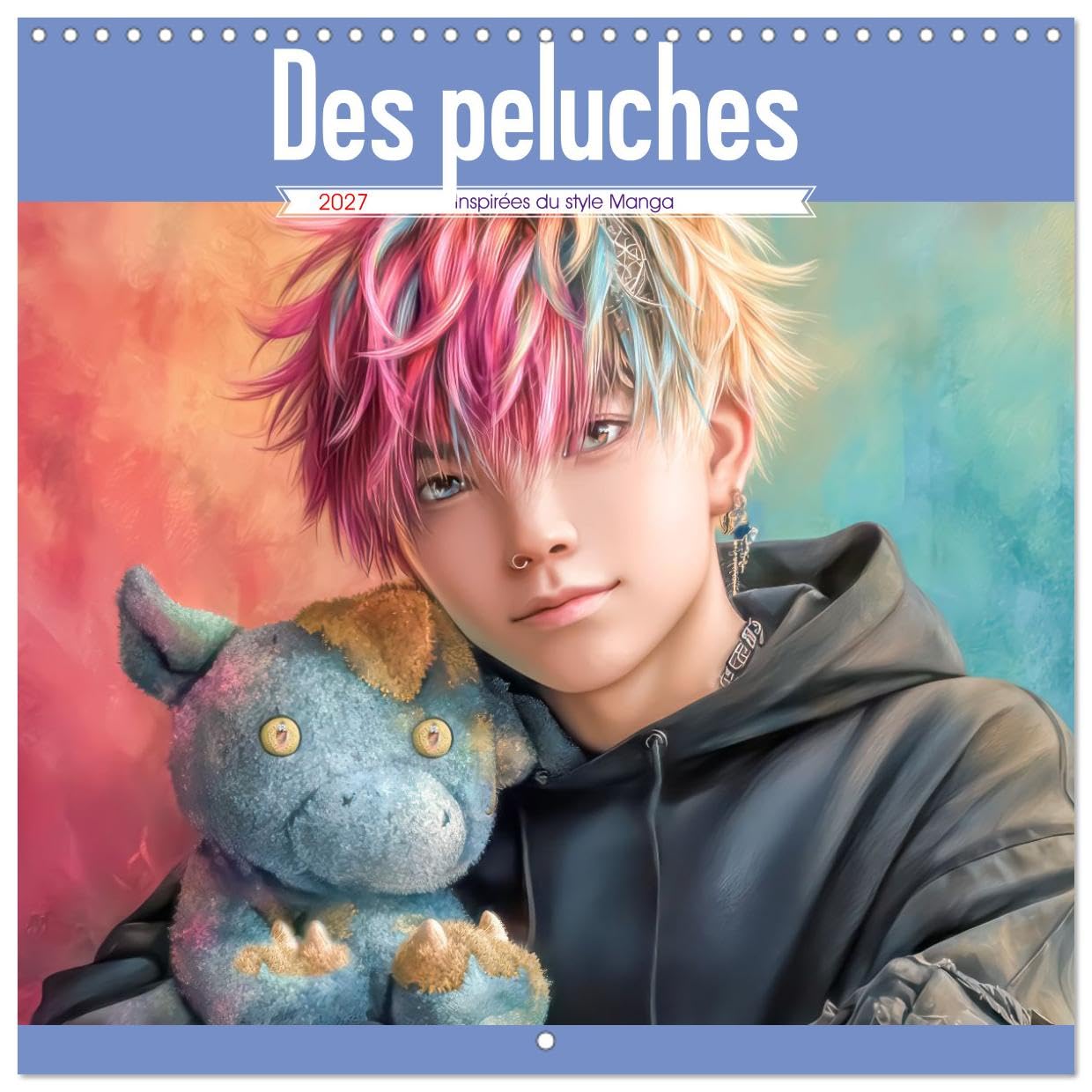 Calendrier 2027 · Des peluches - Inspirées du style Manga