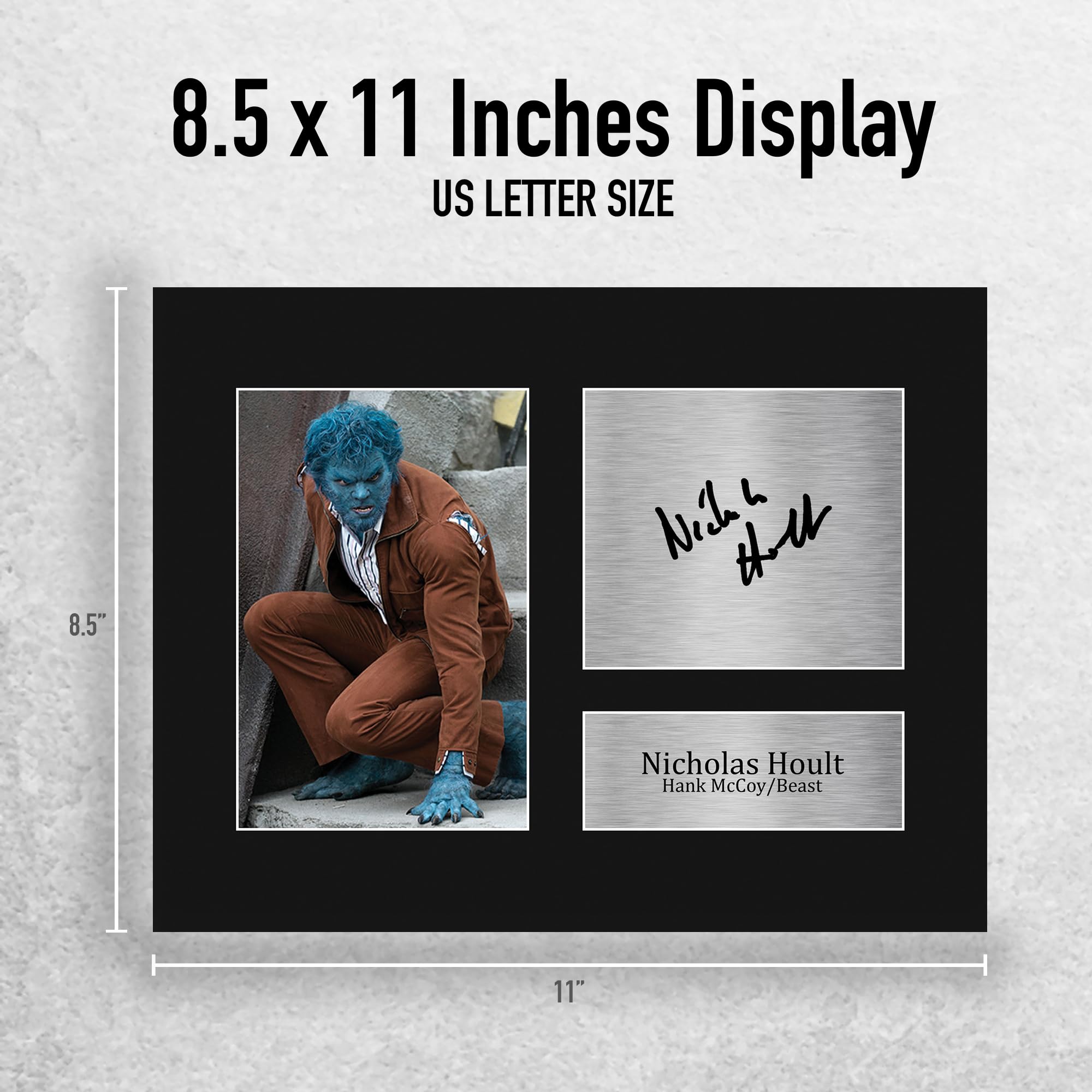 Amazon.com: HWC Trading Nicholas Hoult X-Men Gifts Printed Signed