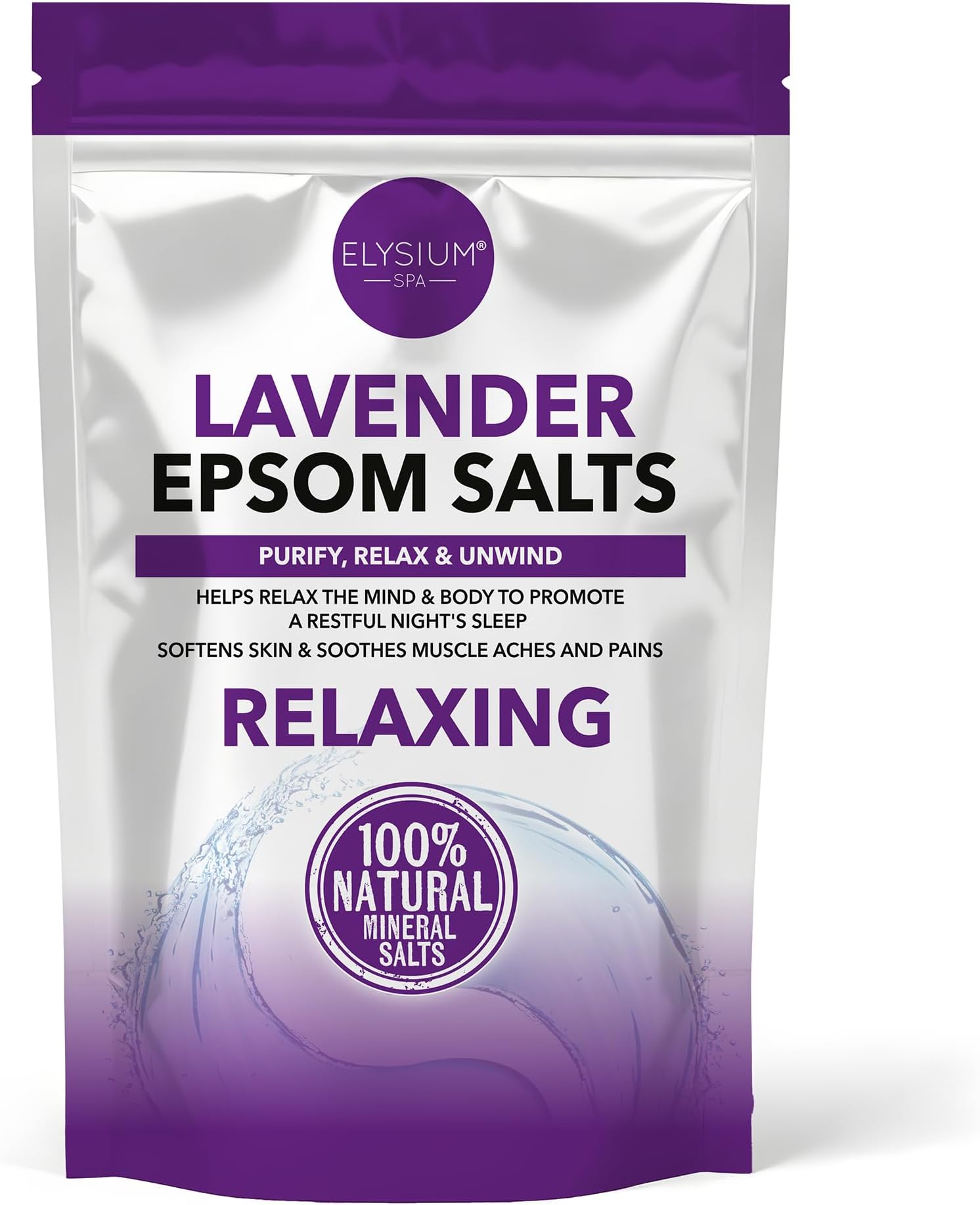 Natural Lavender Epsom Salts 1Kg