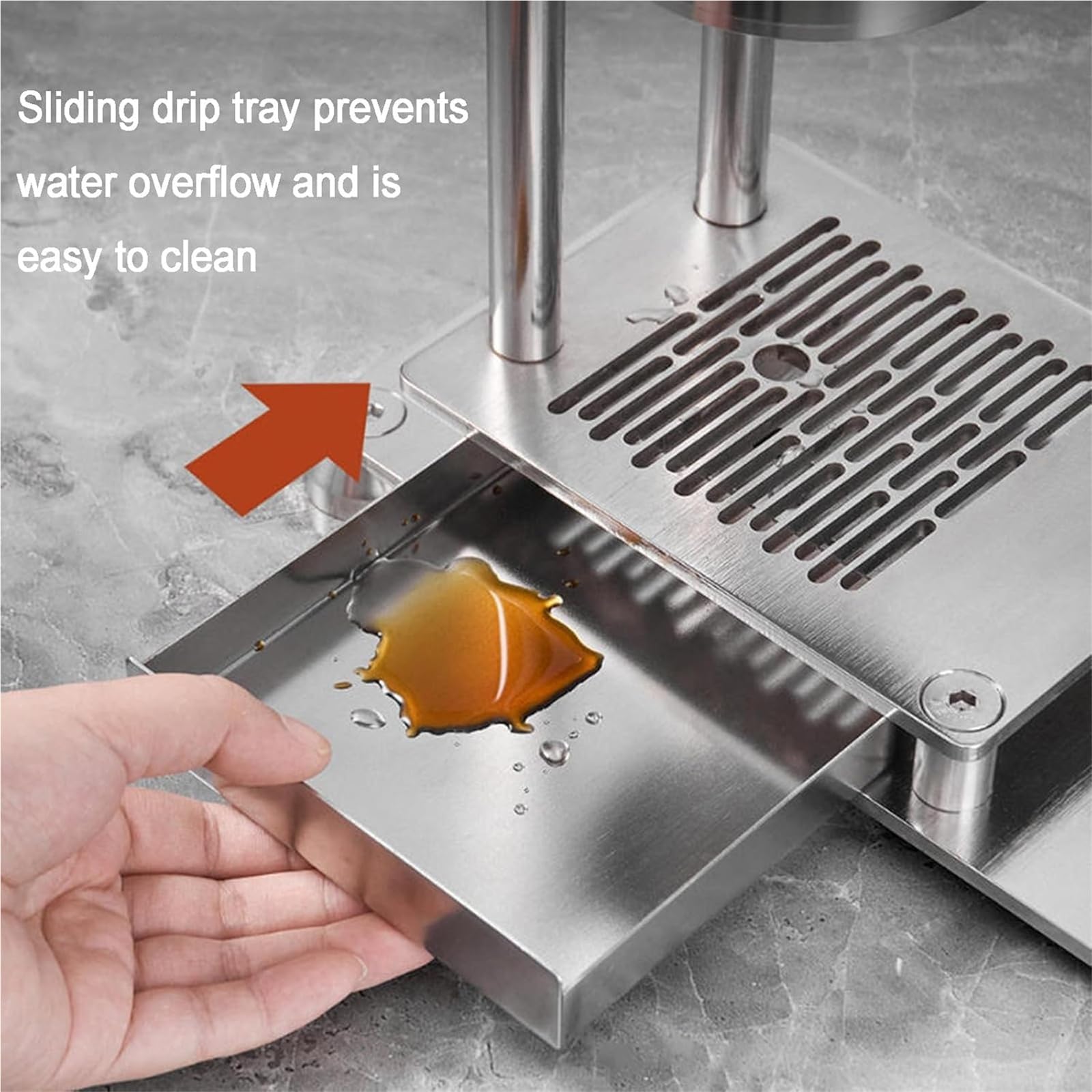 Cafetera manual, cafetera no eléctrica de acero inoxidable, presión de 1 a 16 bar, capacidad de 345 ml para uso doméstico y exterior