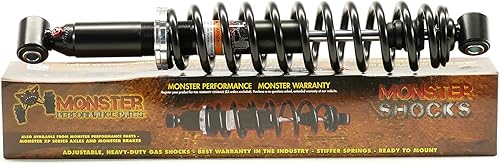Miniatura 3 de Monster Performance Amortiguador trasero para Yamaha Grizzly 350 2007-2011 y Bruin 350 2004-2006 sin IRS, monotubo, manejo sensible, calidad