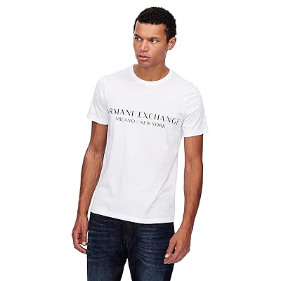 Armani Exchange Milano/New York Logo T Shirts Men