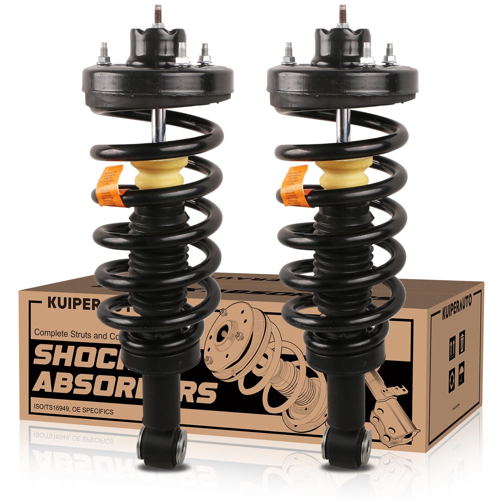 Amazon.com: KUIPERAUTO Rear Complete Struts Coil Spring Assembly