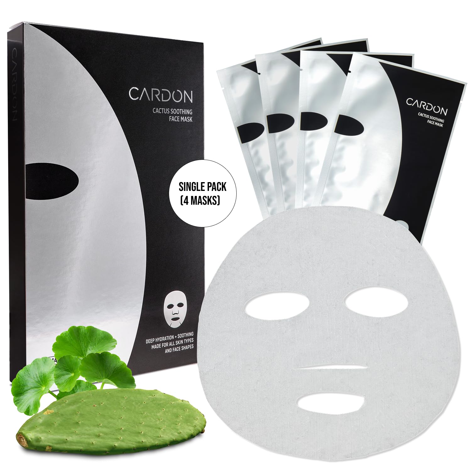 Amazon.com : Cardon Cactus Soothing Sheet Mask | Korean Sheet