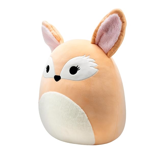 Foto 2 de 6 de Squishmallows Originales de 40 cm Fox Fennec, Peluche Ultra Suave, Peluche Oficial Kellytoy