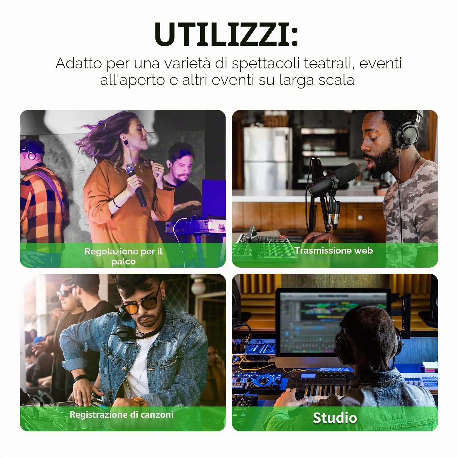 XTUGA CT80 - Console audio a 8 canali per registrazione su PC, scheda audio professionale integrata con effetti digitali da studio, alimentazione phantom da 48 V, ingresso/uscita RCA, MP3, Bluetooth