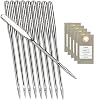 50PCS Embroidery Sewing Needles for Brother Machine Needles Size 65/9 130/705H HAx1 Sewing Needles Machine for Brother Sewing Machine