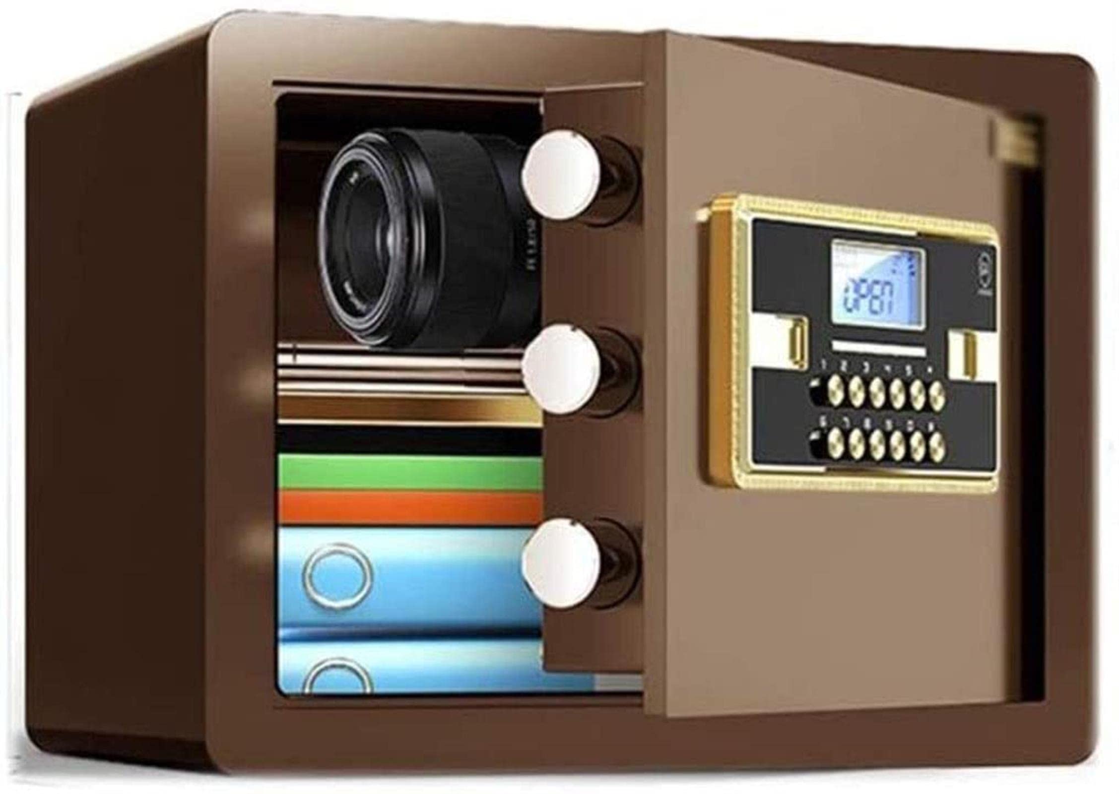 Coffre-fort mural invisible pour la famille des États-Unis – Petit coffre-fort électronique en acier – Rangement antivol de l'argent – Coffre-fort sécurisé pour maison intelligente pour objets de