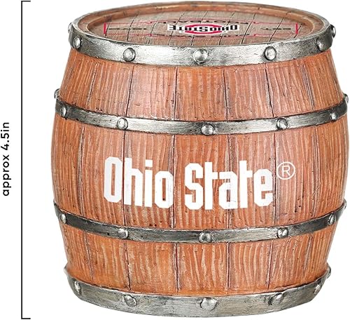 Miniatura 4 de FOCO NCAA College Team Logo 5-Pack Barril Bebida Bebida Coaster Set