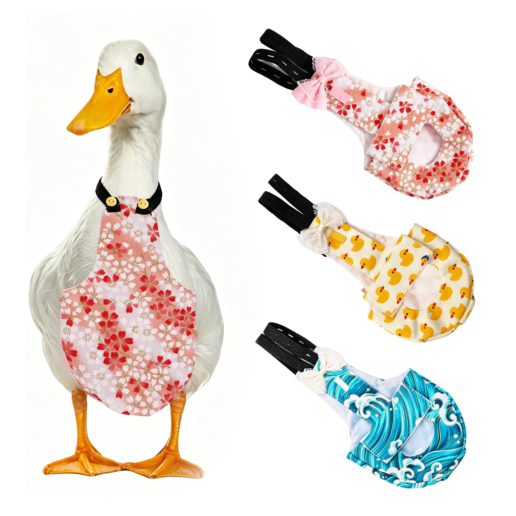 Adjustable Diaper for Pet Geese, Pet Ducks, and Pet Chickens