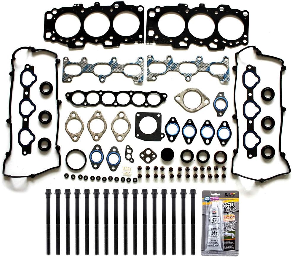 ECCPP Cylinder Head Gasket Set W/Head Bolts Fits for Hyundai Santa Fe 2.7L,for Kia Magentis 2.7L HS54504A