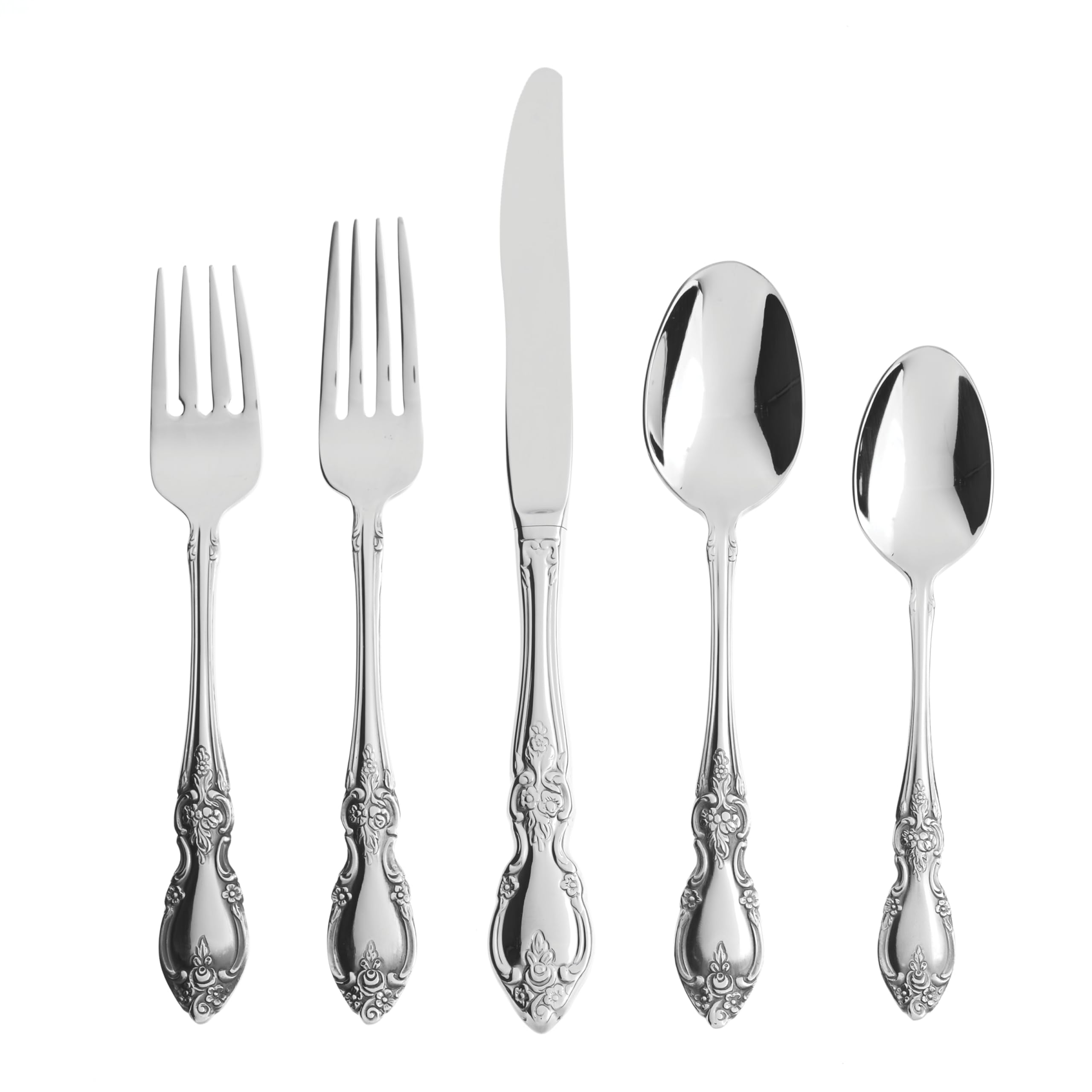 Oneida Louisiana 20 Piece Fine Flatware Set, Service for 4, 18/8 Stainless Steel