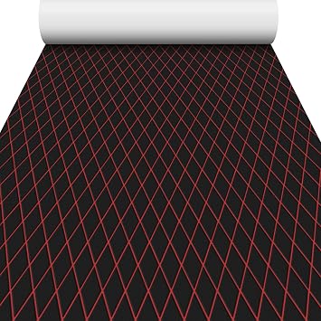 HZshark Boat Flooring EVA Foam Sheets Marine Carpet Self-Adhesive Boat Carpet, Non-Slip Foam Flooring Boat Mat for Motorboat Kayak Yacht RV Swimming Pool Golf