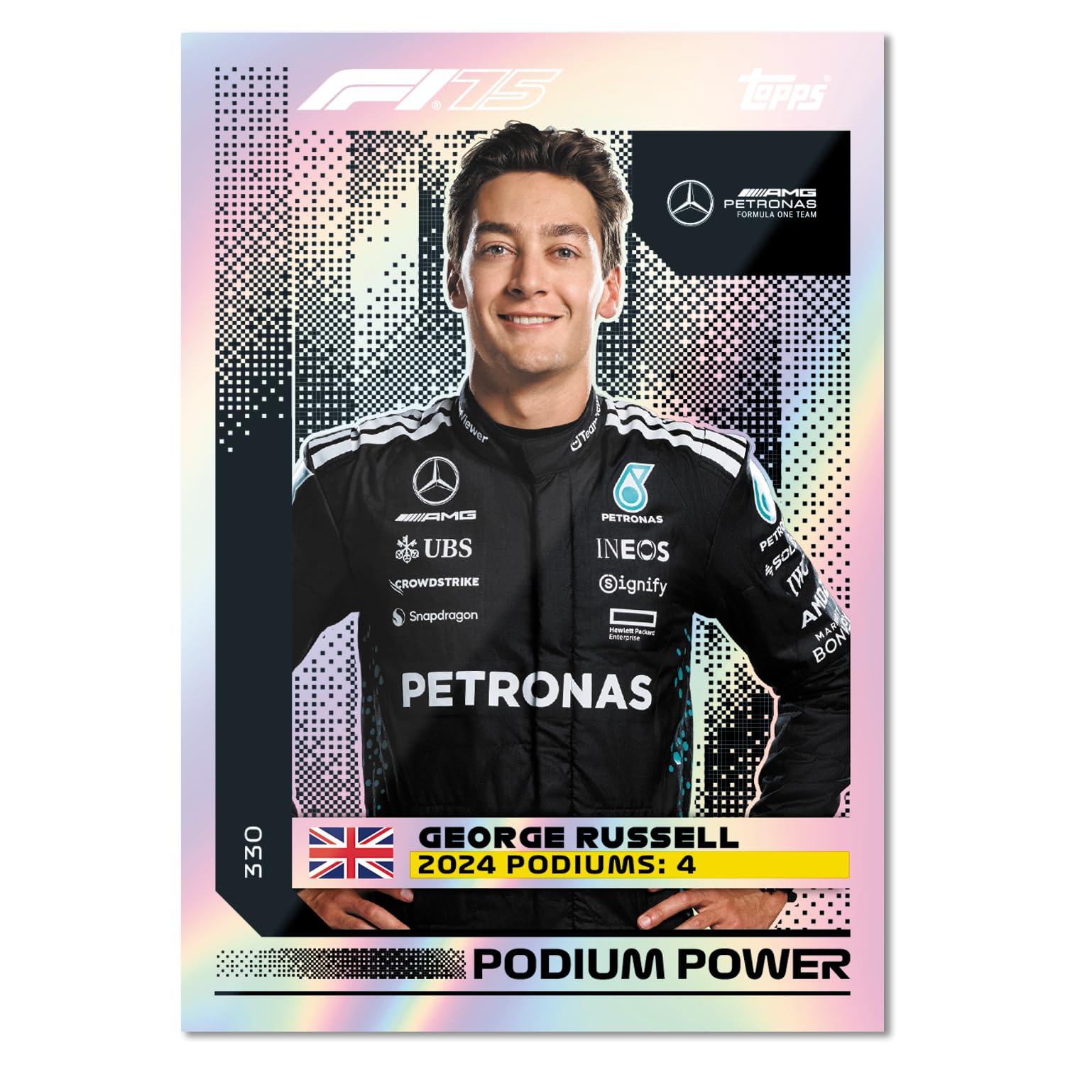 Topps Turbo Attax Formula 1 2025 - Diamond Edition Mega Tin - Contiene 66 cartas, incluyendo 6 LE y 5 exclusivas. Reliquias de la leyenda dentro de latas de la suerte.