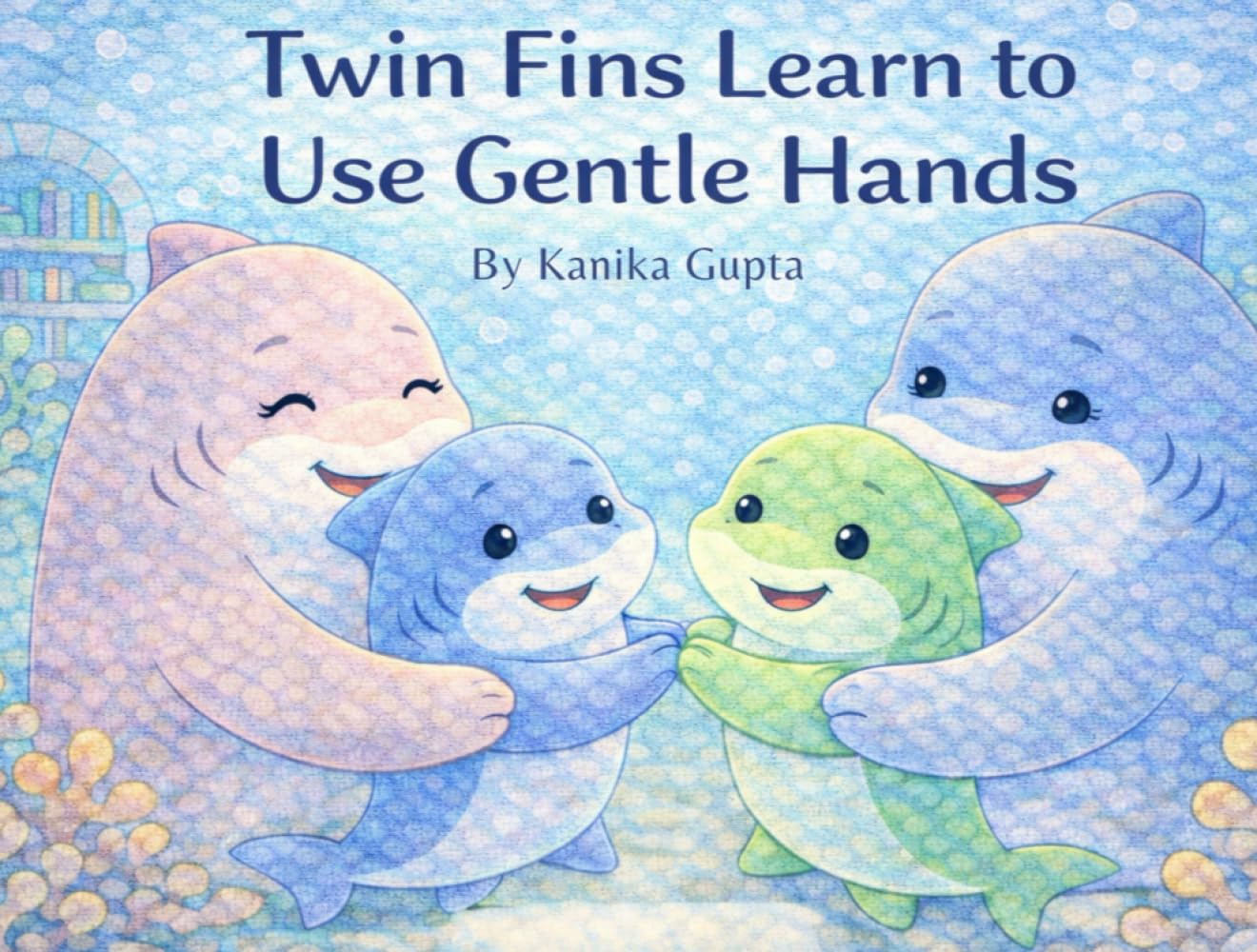 Twin Fins Learn to Use Gentle Hands: A gentle story about big feelings, self-control, and learning not to hit