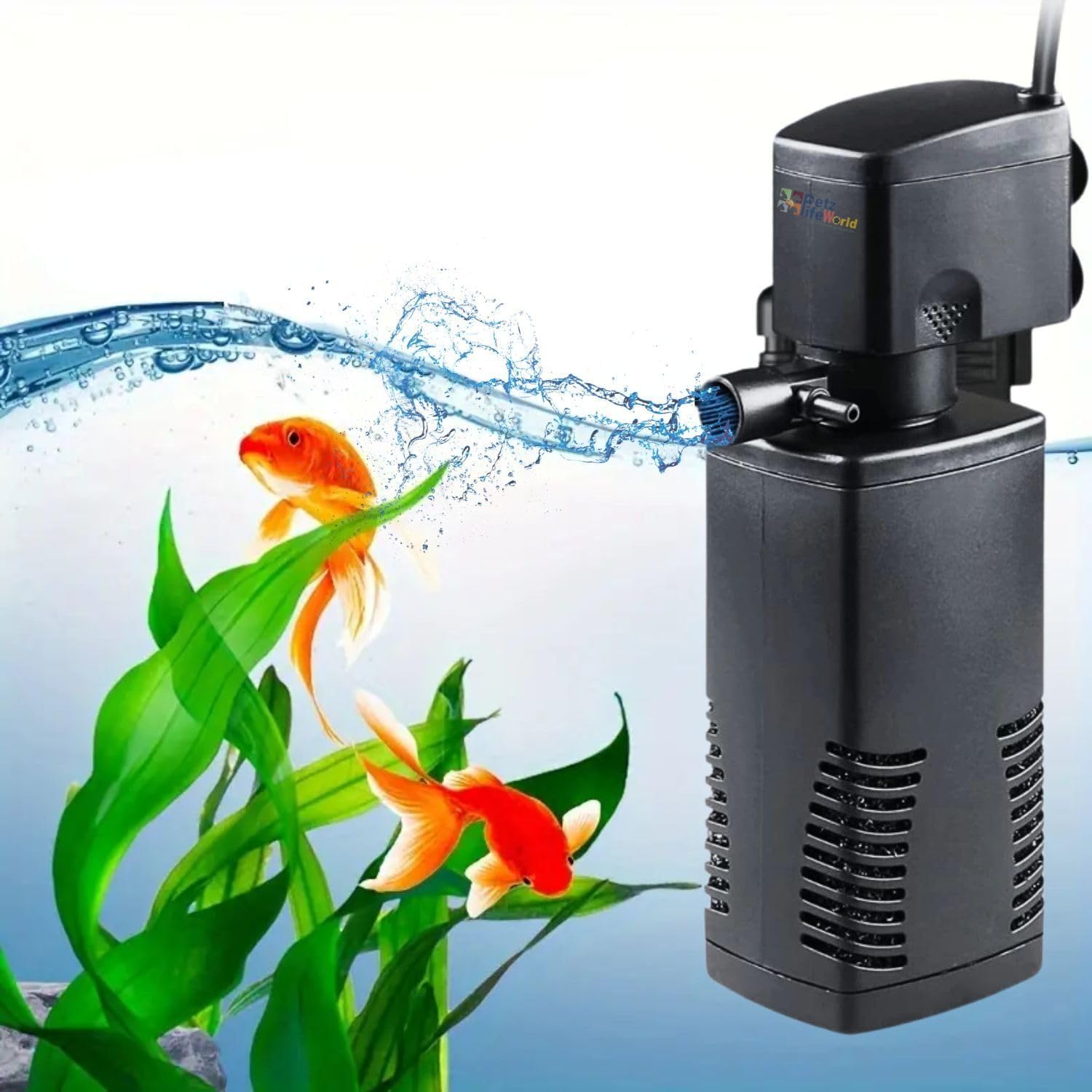 VAYINATO® LY-1000F | 15Watts | 880L/Hr Submersible Aquarium Internal Filter, Ultra Silent Fast and Effective Filtration by Petzlifeworld (B0CWV1FVKG) Amazon Price History, Amazon Price Tracker