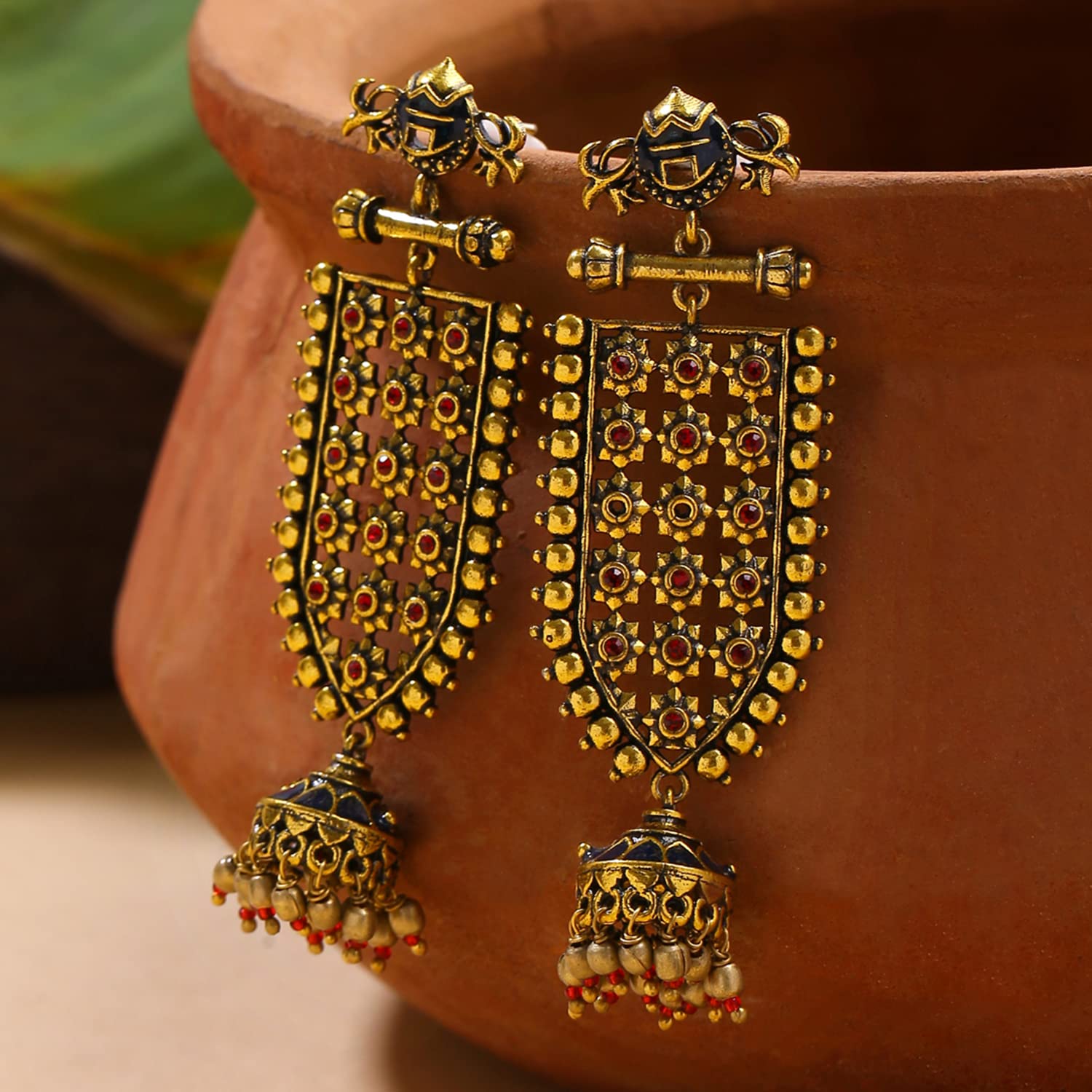 Arabian Nights Earrings - Traditional Style