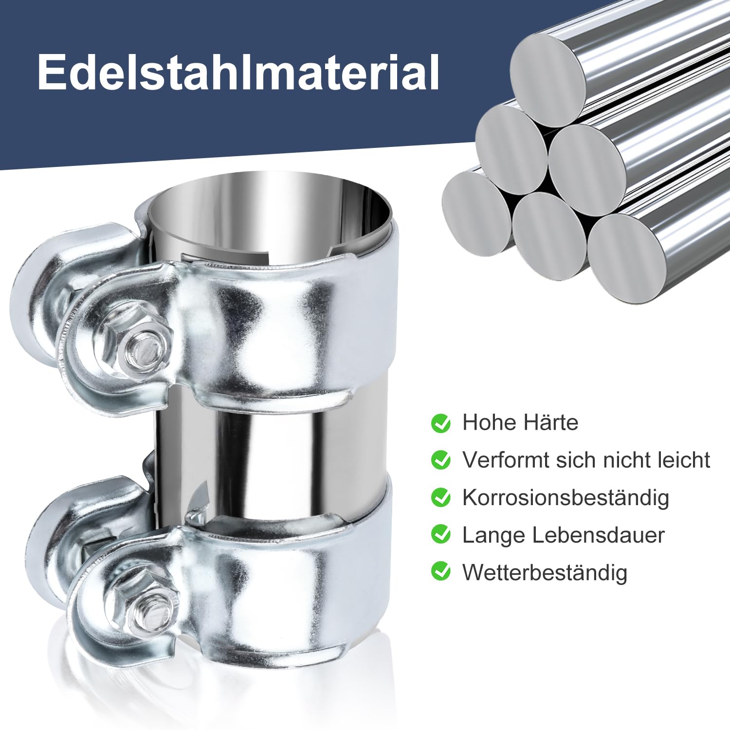 Morsetto Di Fissaggio In Acciaio Inossidabile Ad Alta - Foto 10