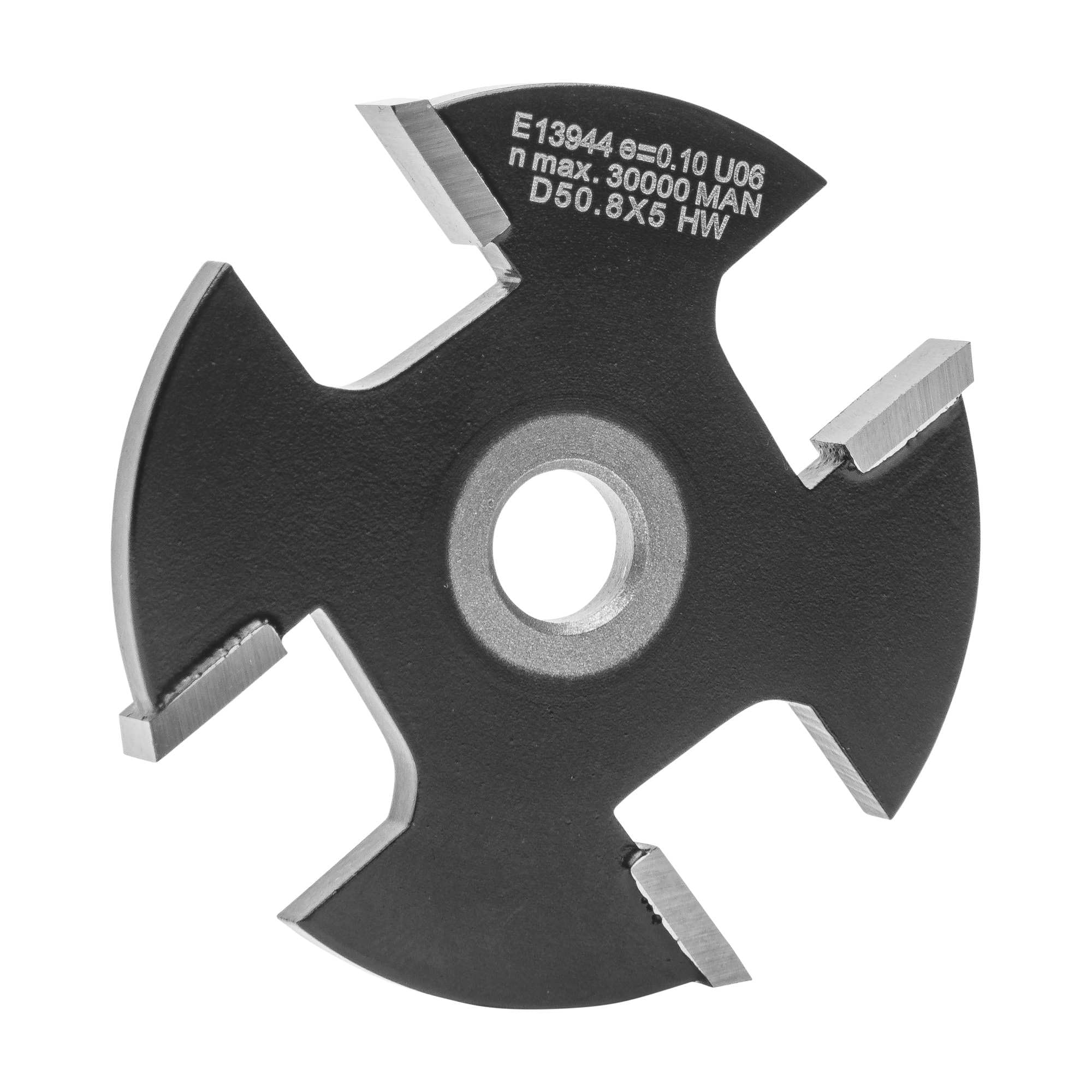 ENT 13944 Scheibennutfräser HW, Schaft (S) 8 mm, Durchmesser (D) 50,8 mm, NL 5 mm, Z4