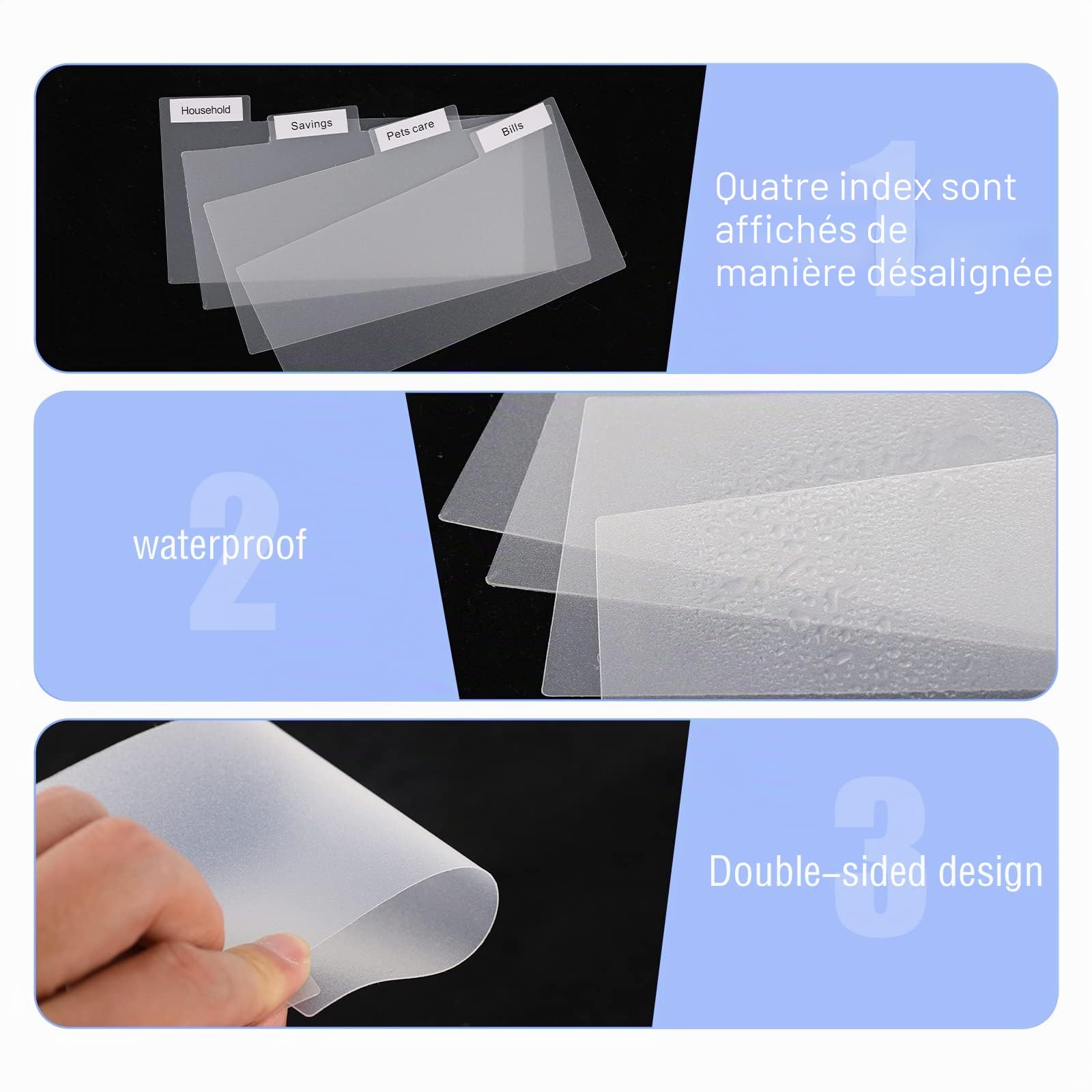 Lot de 11 Enveloppes pour Espèces, Portefeuille de Trésorerie, Planificateur Budgétaire, Classeur en Cuir Synthétique