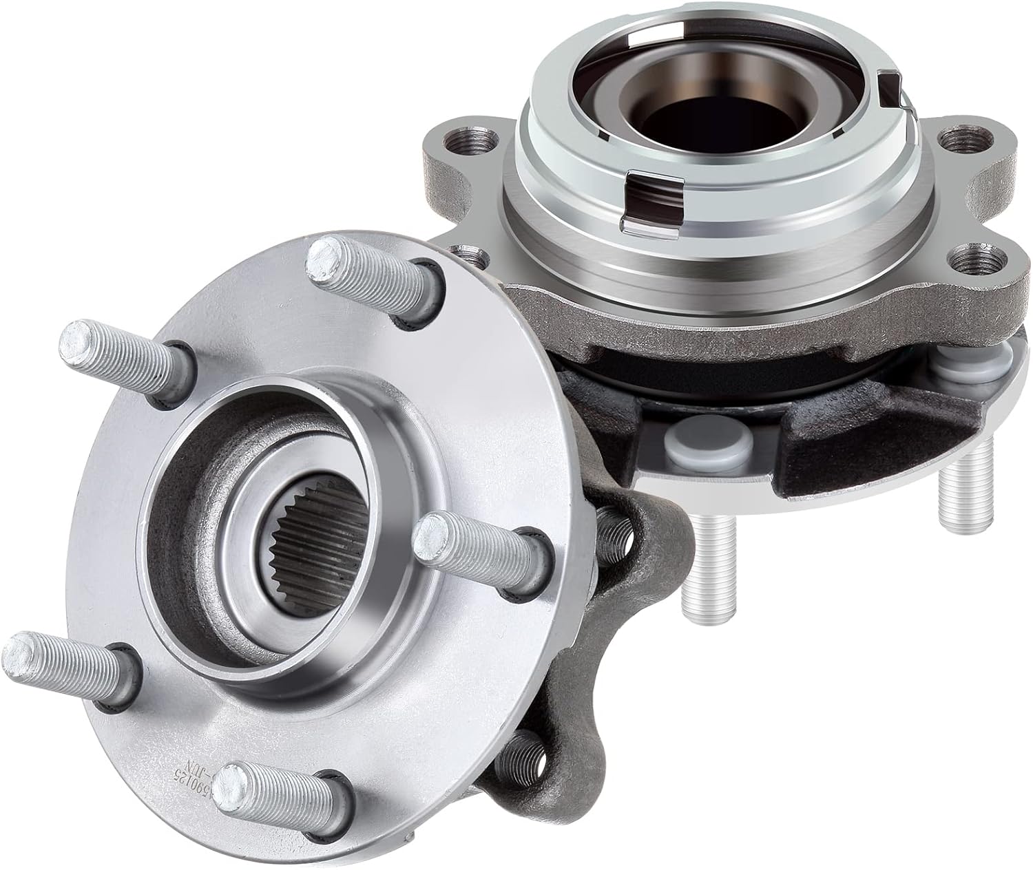 ECCPP Front Right 5 Lugs Wheel Bearing and Hub Assembly for 2003-2011 for Infiniti EX35 for Infiniti FX35 for Infiniti FX45 for Infiniti FX50 for Infiniti G35 Wheel Hub Bearings W/ABS 513335