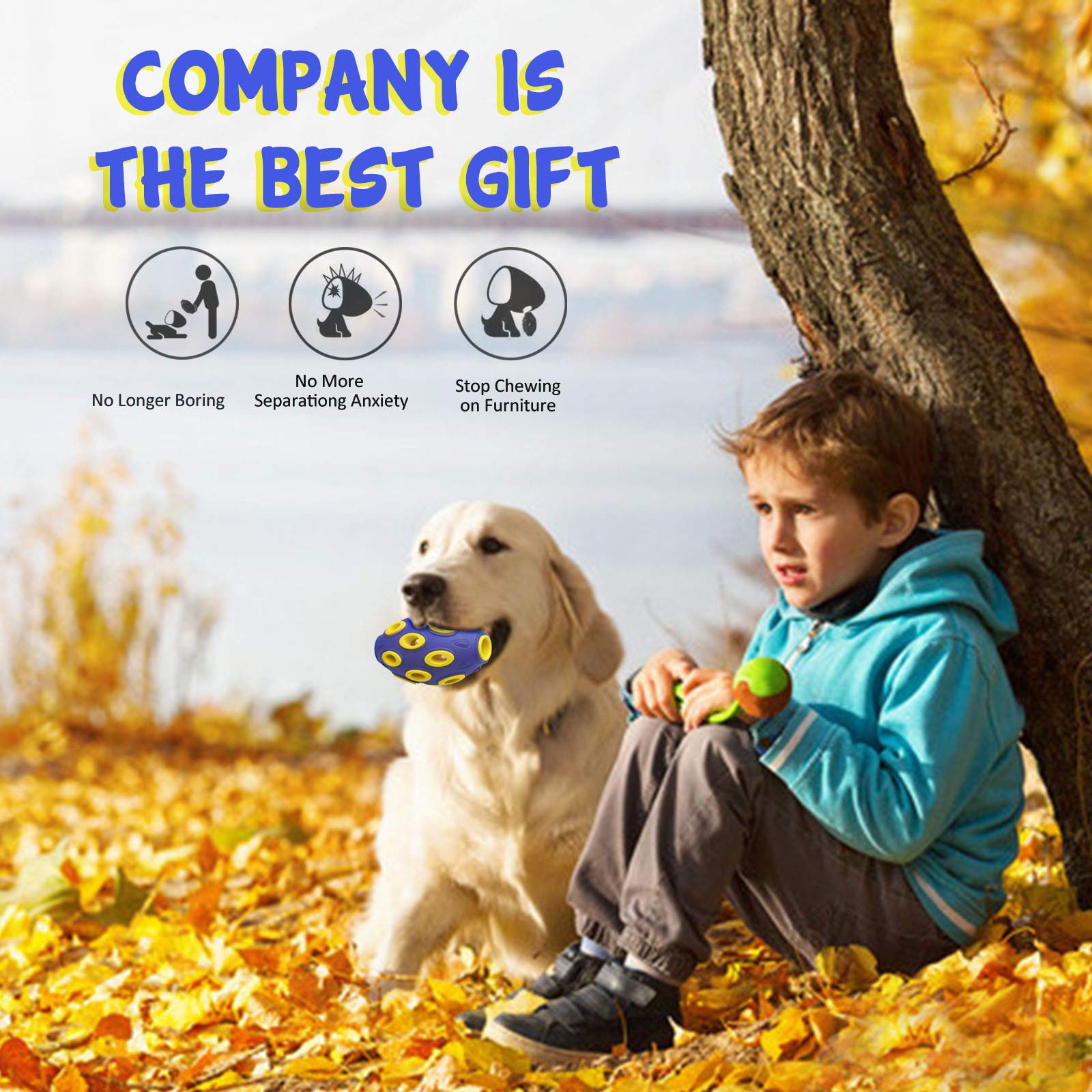 FONPOO Treat Dispensing Dog Toys, Squeaky Dog Toys for Aggressive Chewers - Image 4