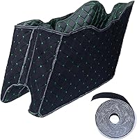 Vista 29 de Moto Onfire Saddlebags Liners - Kit de alfombras para alforjas duras Harley Touring 2014+, color azul, 4.5 bolsas estiradas