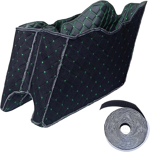 Vista 29 de Us Stock Moto Onfire - Forro para bolsa, costuras beige, insertos de alforjas estiradas para Harley/Moto Onfire 2014+, motocicleta del mercado