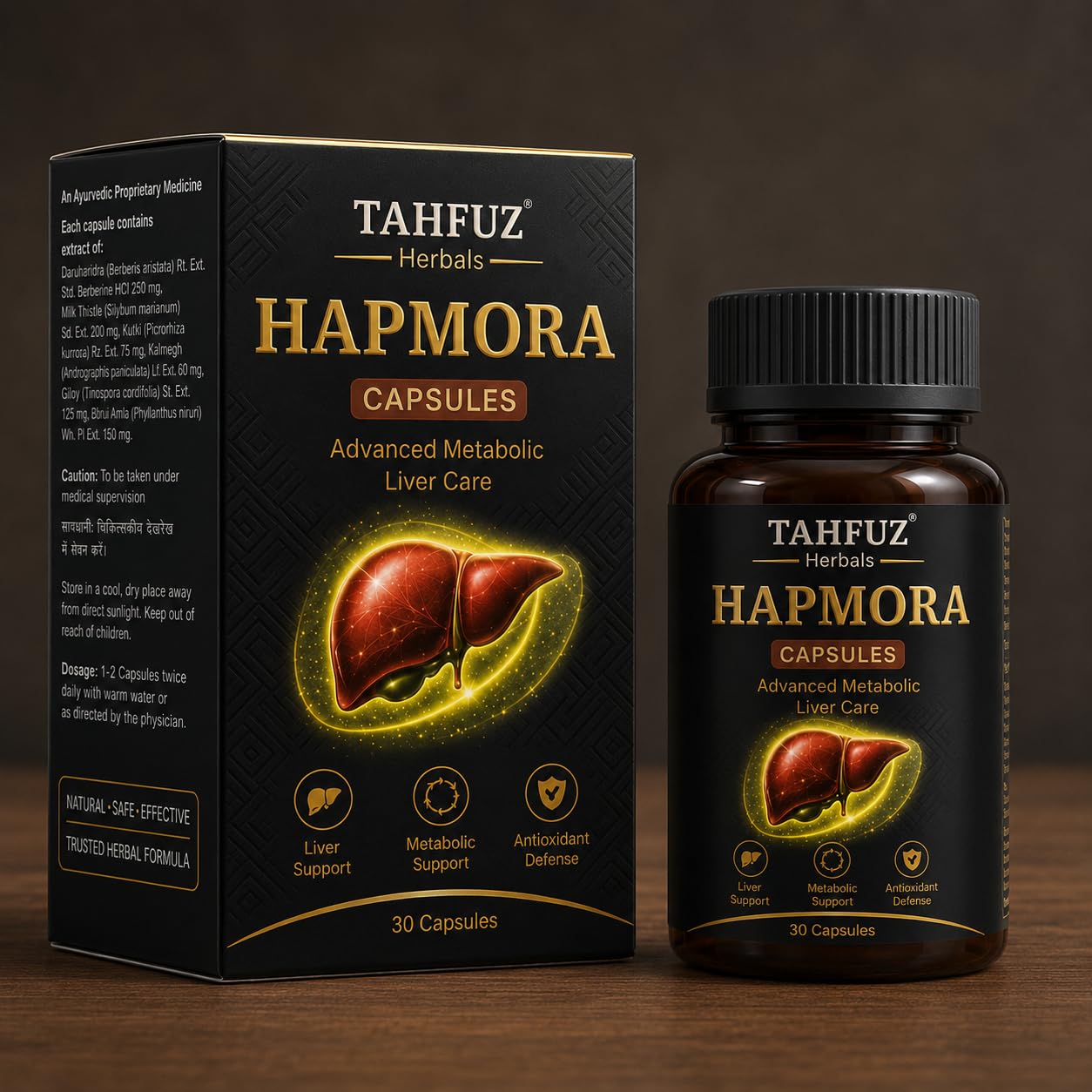 Herbals Hapmora Advanced Metabolic Liver Care Capsules 30s | Liver & Fatty Liver Support, Standardised Herbal Formula, Antioxidant Defence, Ayurvedic Proprietary, Natural Safe Effective-image-17