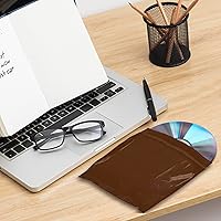 Vista 6 de Bolsas de plástico con cremallera de color ámbar para embalaje, 12 x 12 pulgadas. Paquete de 100 bolsas de plástico con cremallera. Bolsa