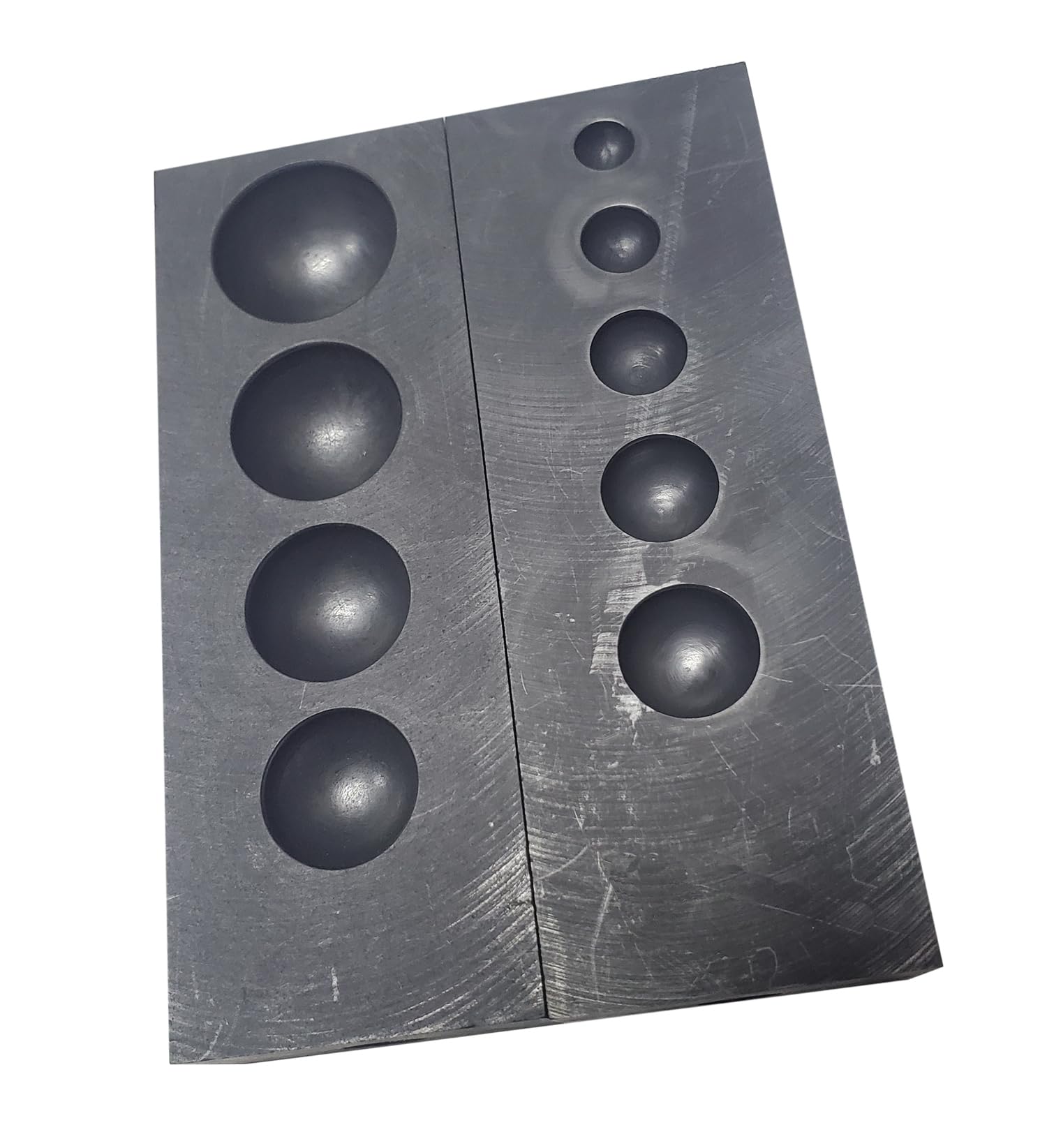 OTOOLWORLD Double Side Graphite Glassblowing Casting Hemispherical Mold and Ingot Mold for Lamp Working - Image 3