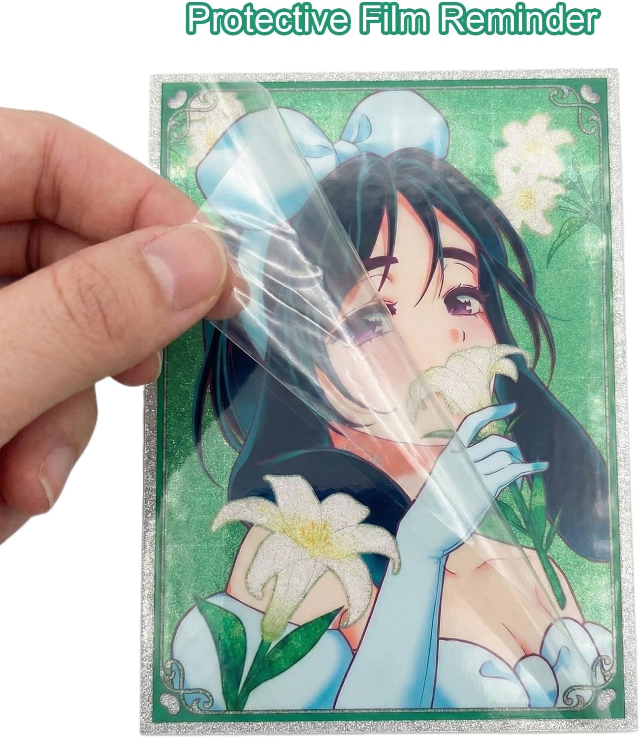 YJacuing Alien Stage Rabbit Series Acrylic Art Board - 6.5 x 4.7 Inch Glitter Anime Standee, Official ALNST Tabletop Artwork (Sua)