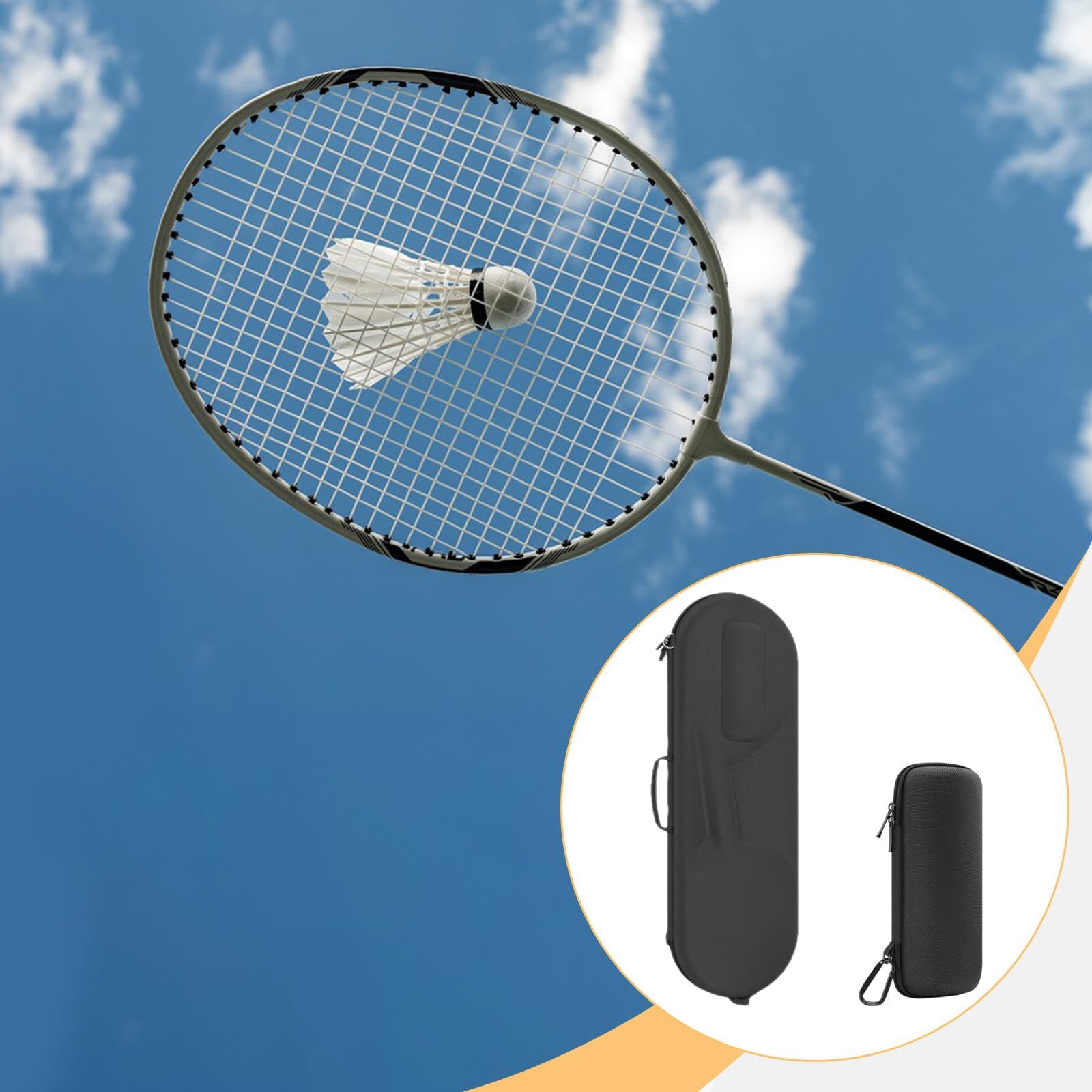 Borsa Da Badminton Portatile per Uomo E Donna, Resistente All'acqua, con Maniglia, Porta 2 Racchette, Borsa Sportiva.