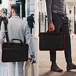 Sac à bandoulière Slim pour ordinateur portable 13-14 pouces avec petit boîtier compatible avec 14" MacBook Pro, 13" Mac Air/Pro, XPS 13/14 et plus