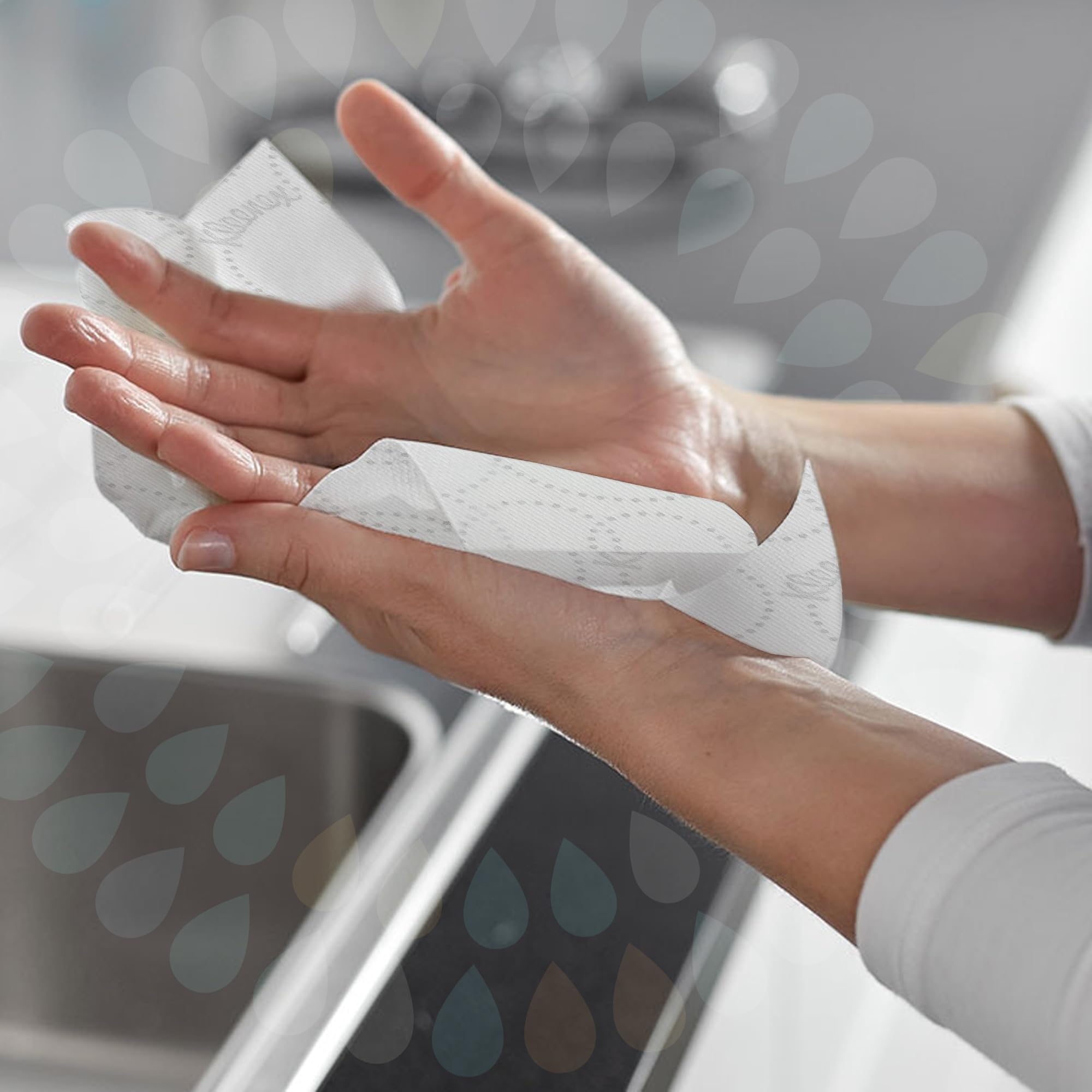 Kleenex Ultra Slimroll Asciugamani di carta in rotolo 6781, 2 veli, delicati per un'elevata cura- 6 rotoli di asciugamani di carta bianchi x 100 m