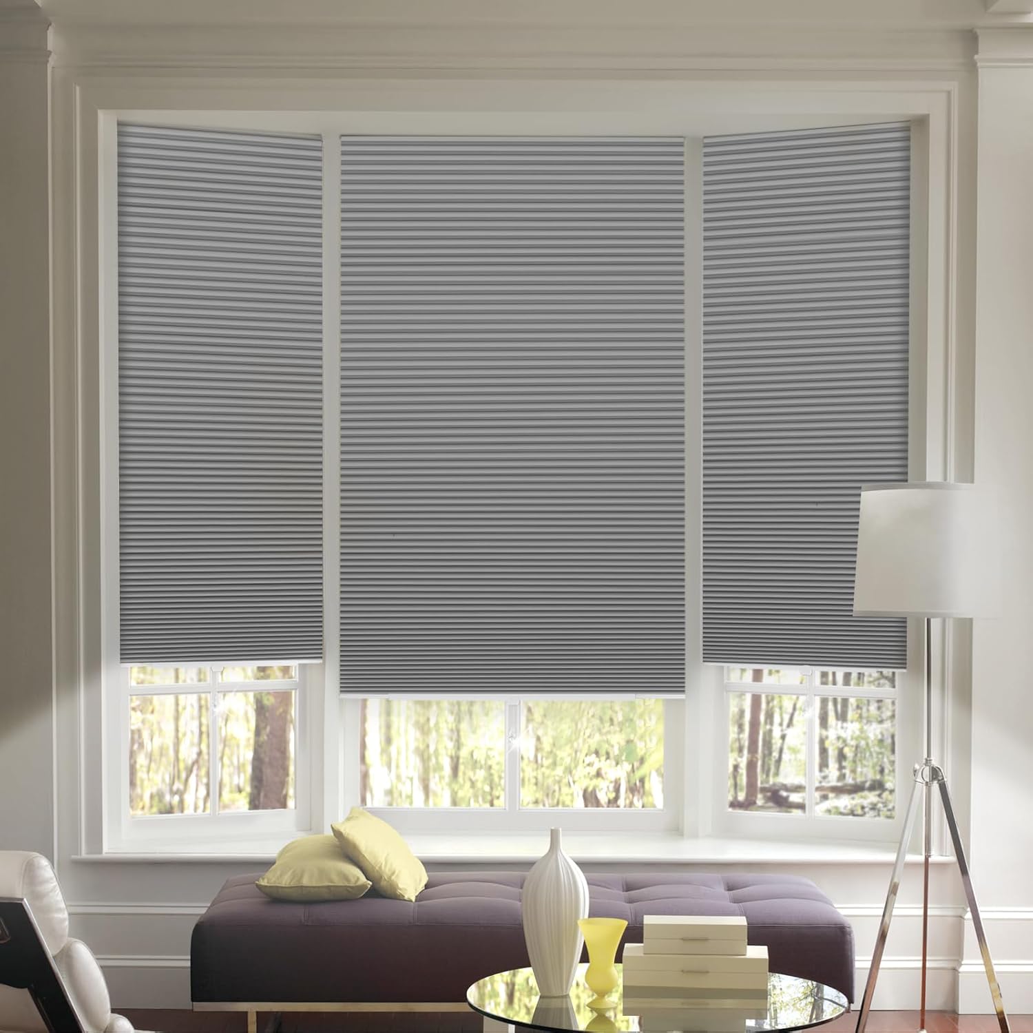 CINONEKO Cellular Shades 100 Blackout Blinds No
