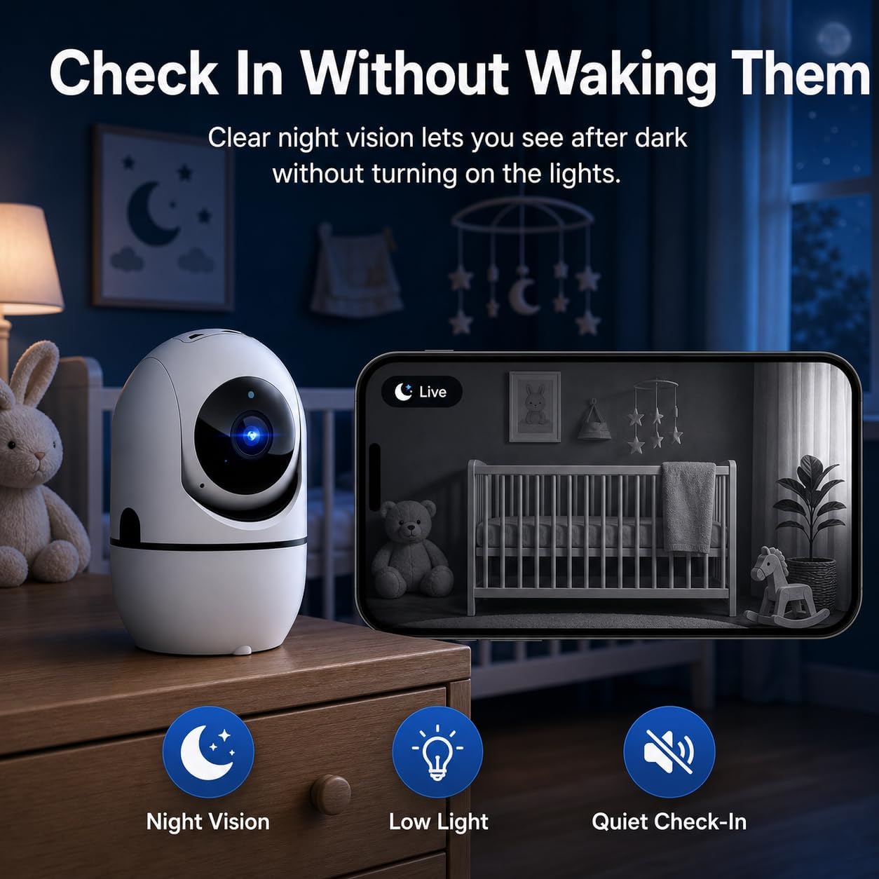 5G Indoor Camera for Home Security, 2K Pet Camera with Phone App, 360° PTZ Indoor Camera for Baby MonitorDog Camera Motion Detection, 2-Way Audio, Night Vision, Cloud&SD Card Storage, Works w/Alexa