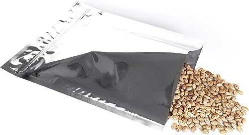 Miniatura 4 de PackFreshUSA Paquete de 100 bolsas de tereftalato de polietileno de un galón (10 x 14 pulgadas), resellables, relleno inferior, a prueba de