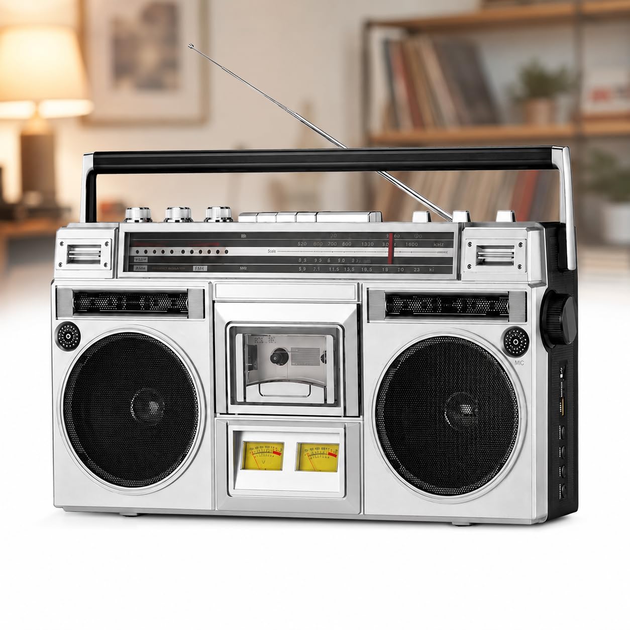 TsoLay Radioregistratore Retro CD Cassette, Lettore Cassette Stile Anni 80 con Radio Dab+, Ingressi USB/SD E Registrazione Cassette, Lettore CD Portatile per Casa, Famiglia, Viaggio E Feste